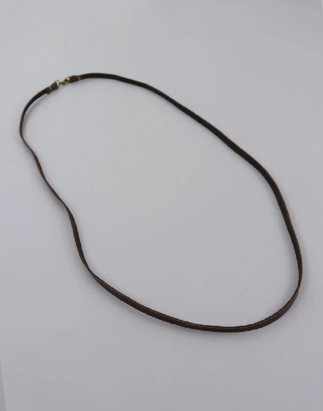 Holiday Jewelry Sale – Perfect Gifts At Great Prices Dark Brown Leather Necklace, (1pc)