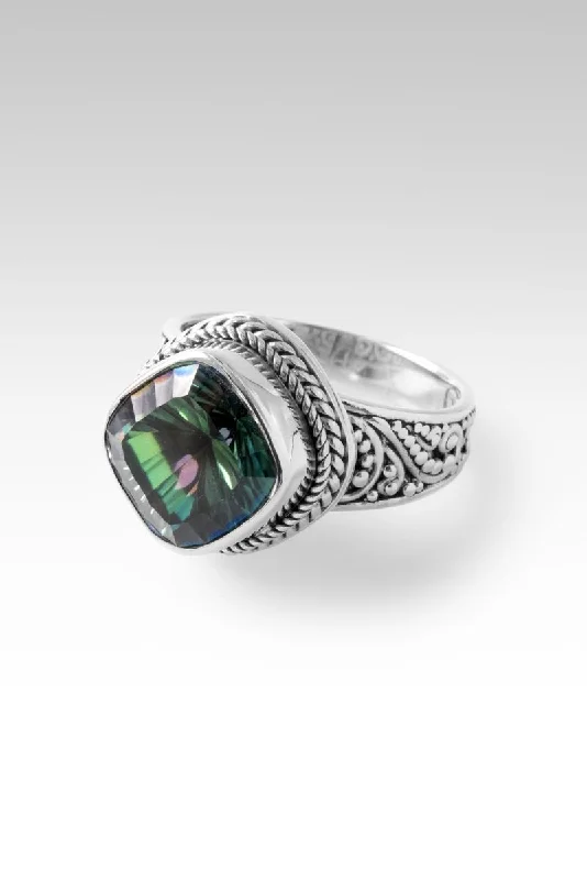 Luxury Handcrafted Jewelry For Elegant Looks Eternal Life Ring™ in True Good Times™ Mystic Quartz