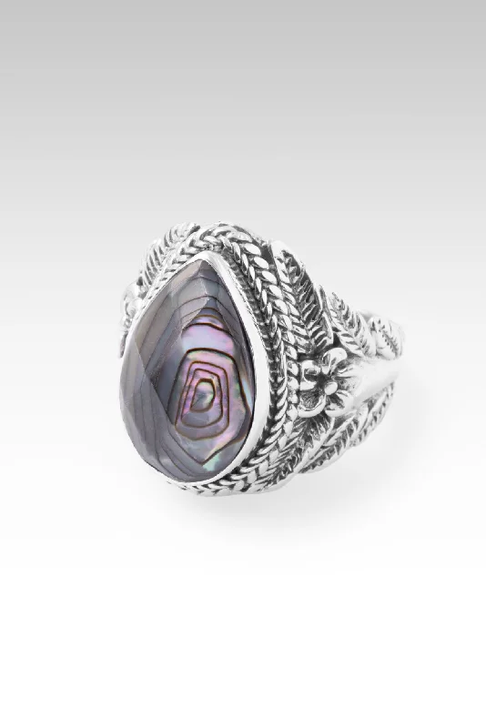 Exclusive Jewelry Bundles At Discounted Prices Floral Harmony Ring™ in Abalone