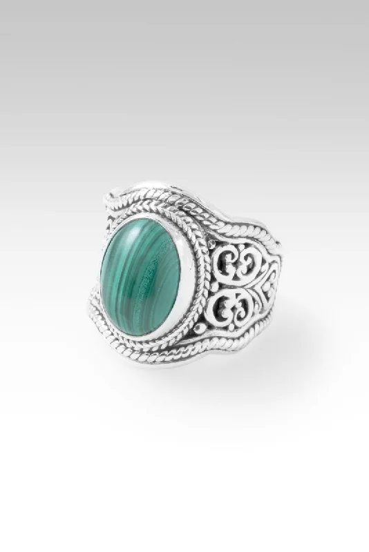 Limited-Time Offer On Elegant Jewelry Pieces Fullness of Joy Ring™ in Malachite