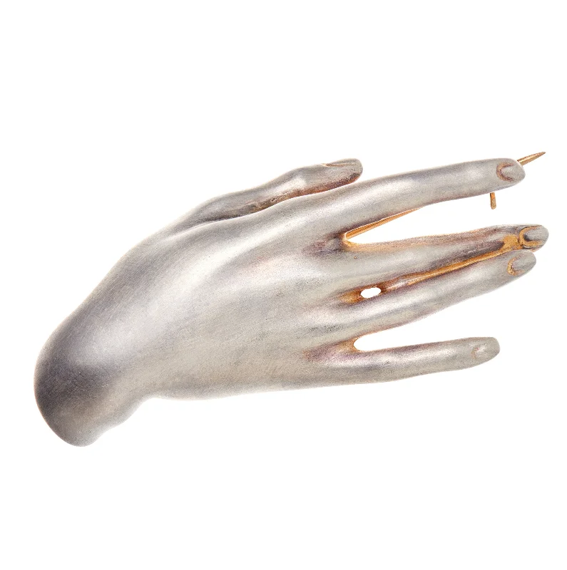 Bestselling Jewelry Now On Sale – Elevate Your Look Gabriella Kiss Sterling Silver Bronzino Hand Pin