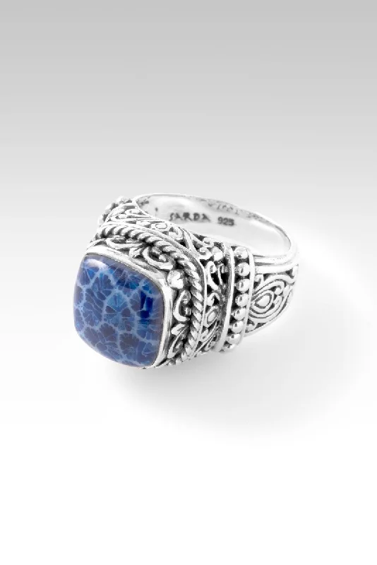 Bestselling Jewelry At Special Promotional Rates Glorious Day Ring™ in Navy Blue Indonesian Coral