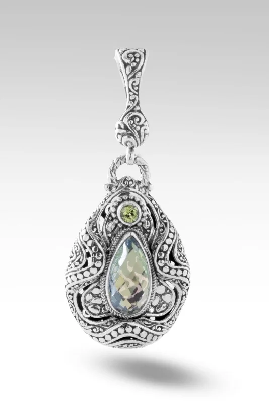 Luxury Jewelry At Unbeatable Discounts Good Nature Pendant II™ in Chrome Chameleon™ Mystic Quartz