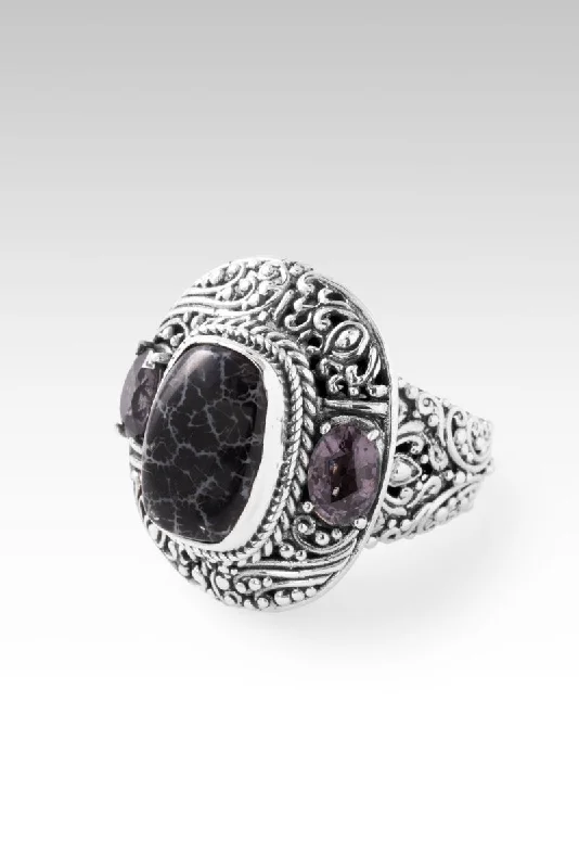 Fashion-Forward Jewelry At Incredible Prices Grace Given Ring™ in Black Indonesian Coral