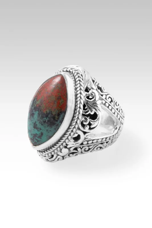 Bestselling Jewelry At Special Promotional Rates Grace & Mercy Ring™ in Chrysocolla Sonora