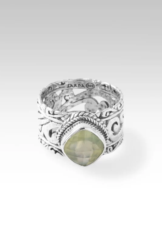 Buy More, Save More On Stunning Jewelry Pieces Keep the Faith Ring™ in Prehnite