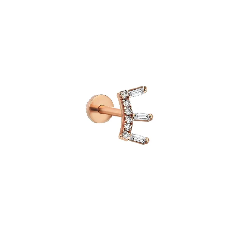 Shop Fine Jewelry With Exclusive Savings Mini Baguette Arc Piercing