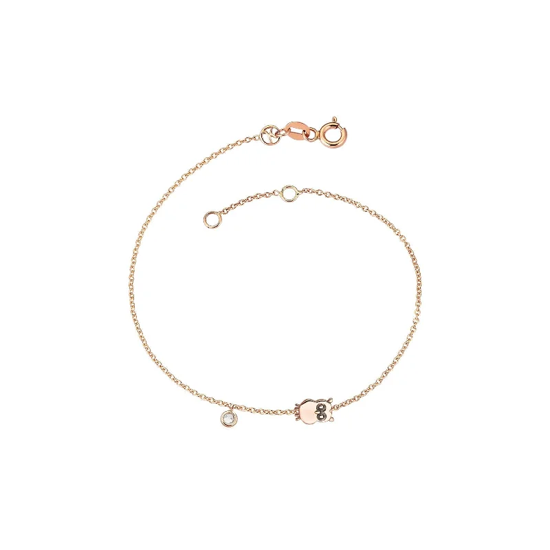 Grab Your Favorite Jewelry At The Lowest Prices Owl Solitaire Bracelet