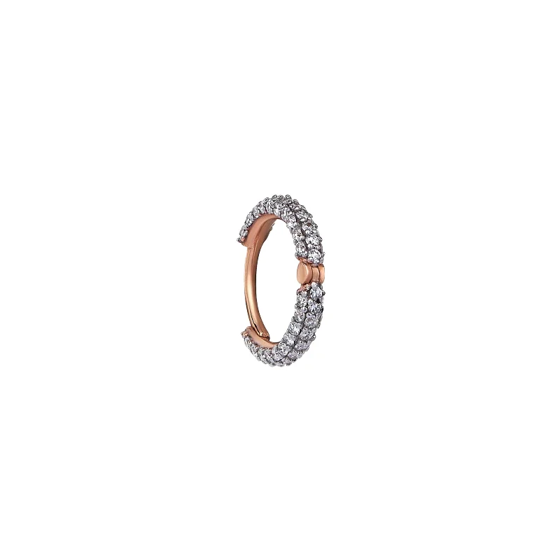 Stunning Jewelry At A Fraction Of The Price Pave Diamond Hoop Piercing