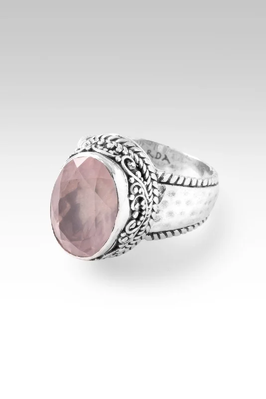 Seasonal Jewelry Sale – Upgrade Your Style Today Perfecter of Peace Ring™ in Cloud Pink Rose Quartz