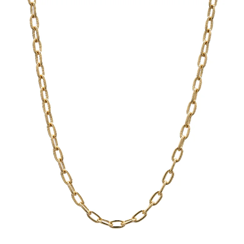 Everyday Jewelry Essentials Now On Sale Stephanie Windsor 14k 80mm Oval Chain