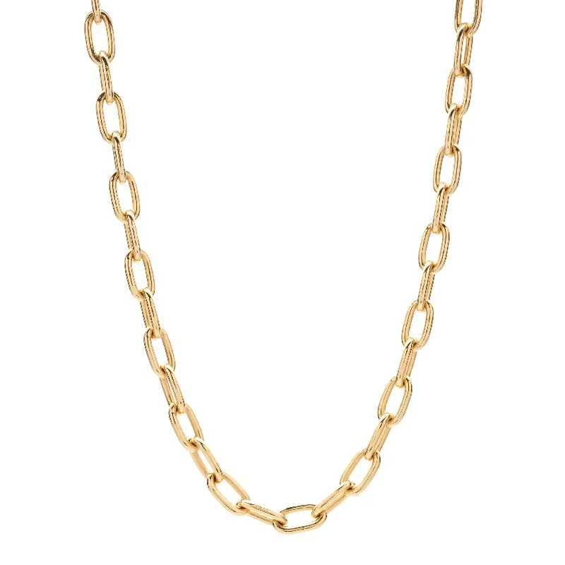 Huge Savings On Timeless Jewelry Collections Stephanie Windsor 14k Heavy 180mm Oval Link Chain