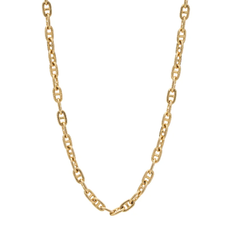 Exclusive Jewelry Offers – Sparkle For Less Stephanie Windsor 14k Large Solid Mariner Link Chain