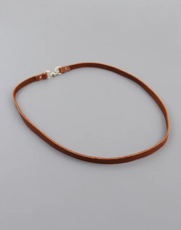 Jewelry Deals That Outshine The Rest Tan Leather Choker, (1pc)